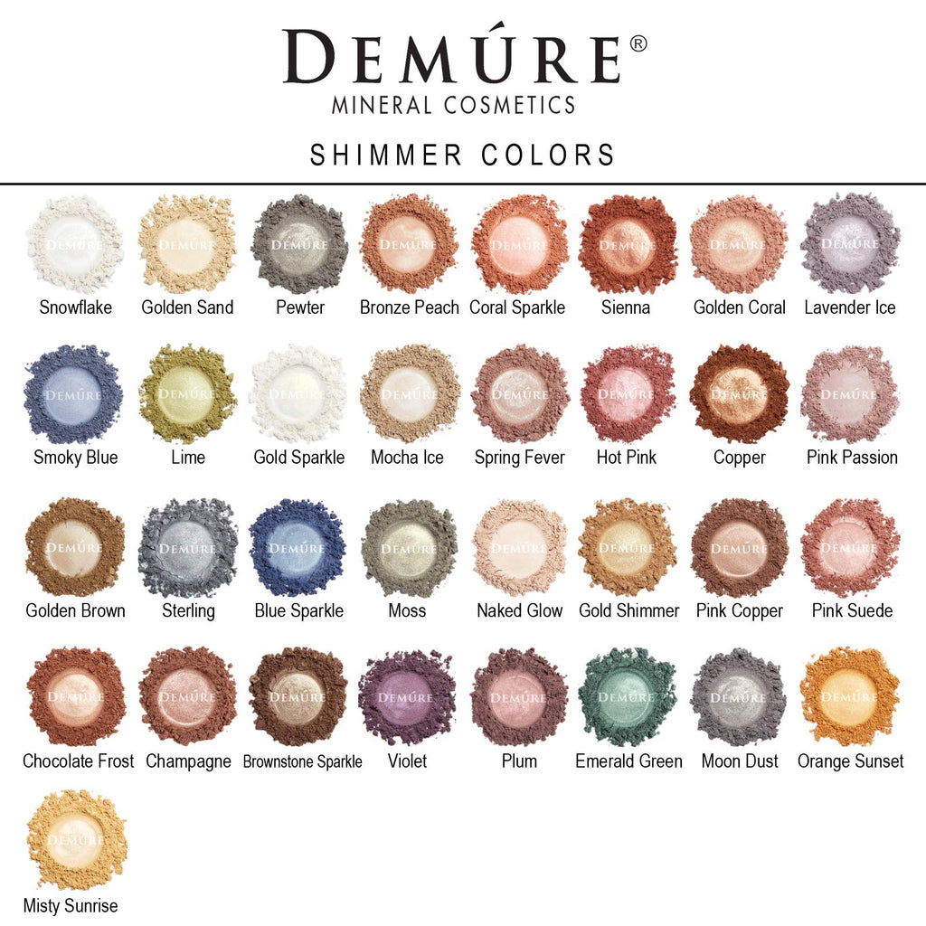 Demure Mineral Eye Shadow Plum – Shimmer Loose Powder by DEMÚRE