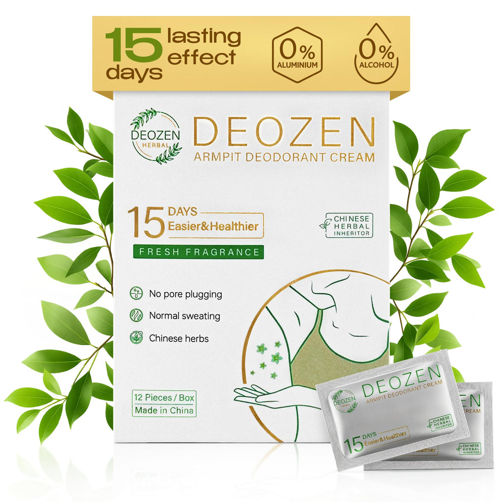 Deozen Armpit Aluminum-Free Deodorant Cream — 6-Month Odor Protection