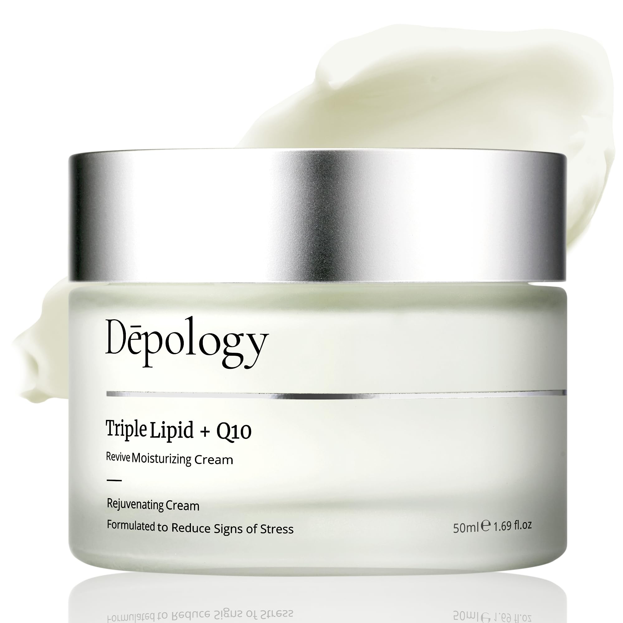 Depology Triple Lipid+Q10 Facial Moisturizer | Lightweight Hydration for All Skin Types | 1.69 fl oz