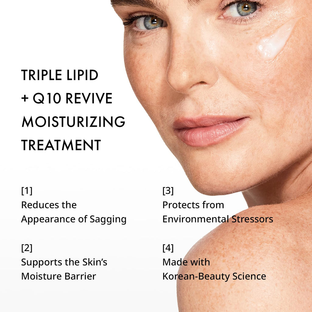 Depology Triple Lipid+Q10 Facial Moisturizer | Lightweight Hydration for All Skin Types | 1.69 fl oz
