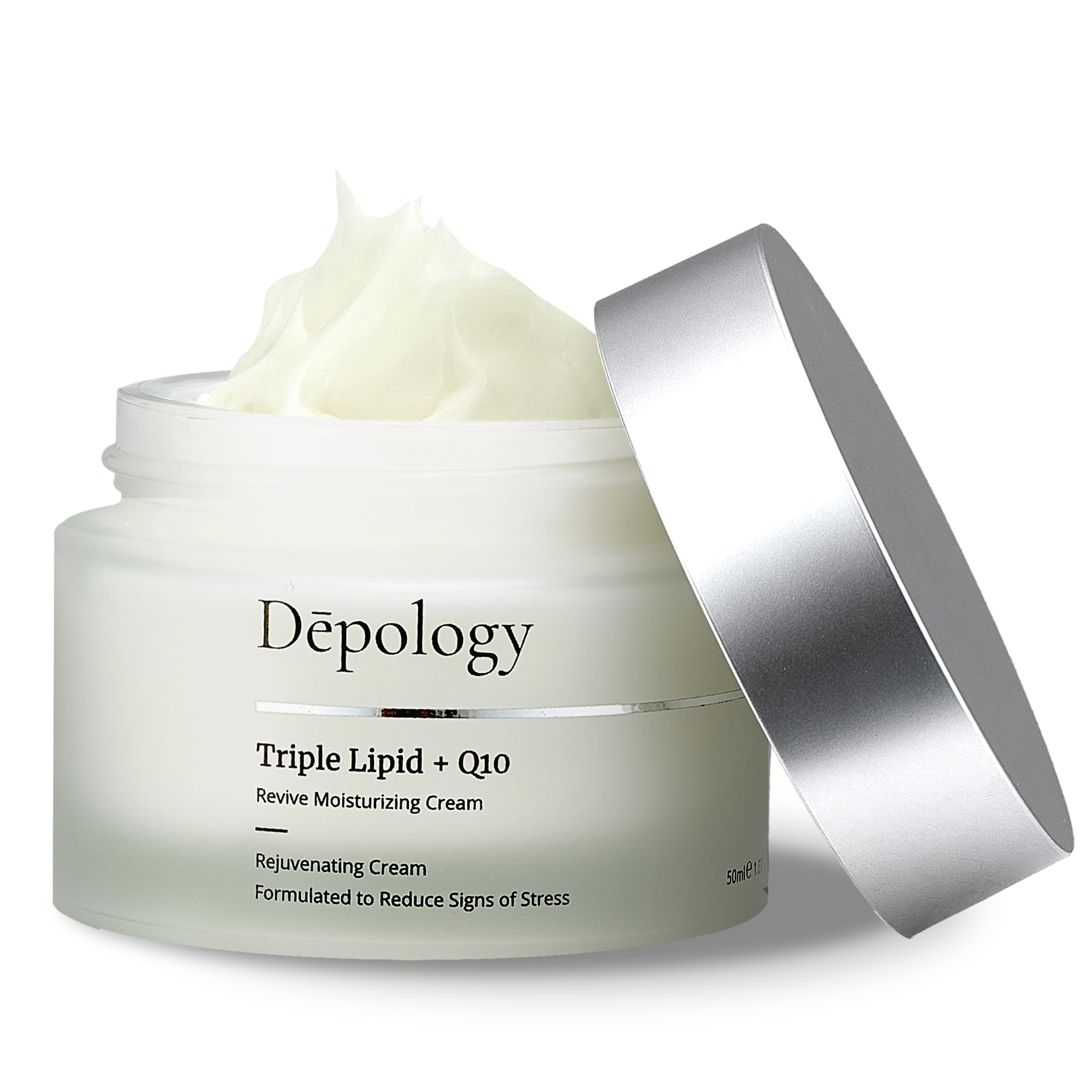 Depology Triple Lipid+Q10 Facial Moisturizer | Lightweight Hydration for All Skin Types | 1.69 fl oz