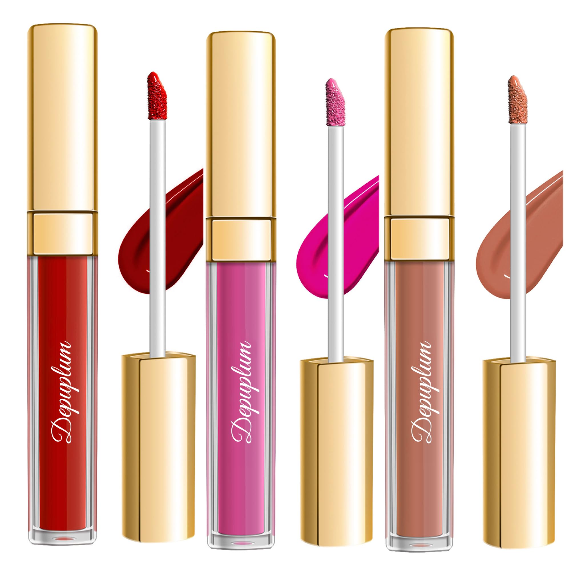 Depuplum 3Pc Matte Lipsticks DM05 DM06 DM10 – Long-Wearing Lip Color