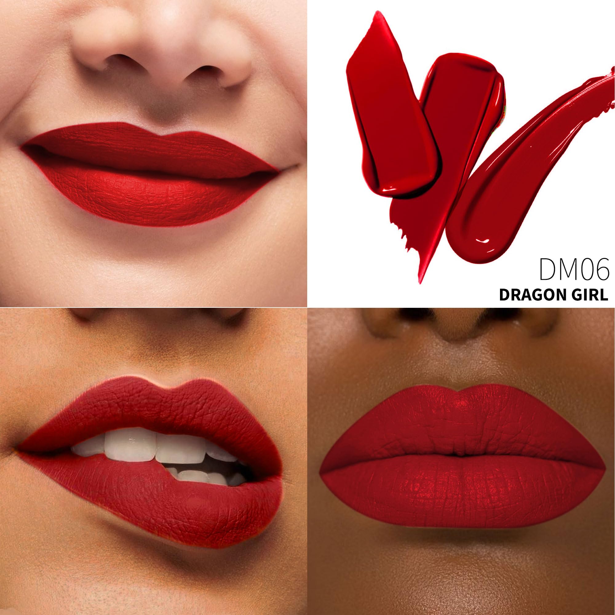 Depuplum 3Pc Matte Liquid Lipsticks – Vegan, Long-Lasting Lip Color (DM15, DM05, DM26)