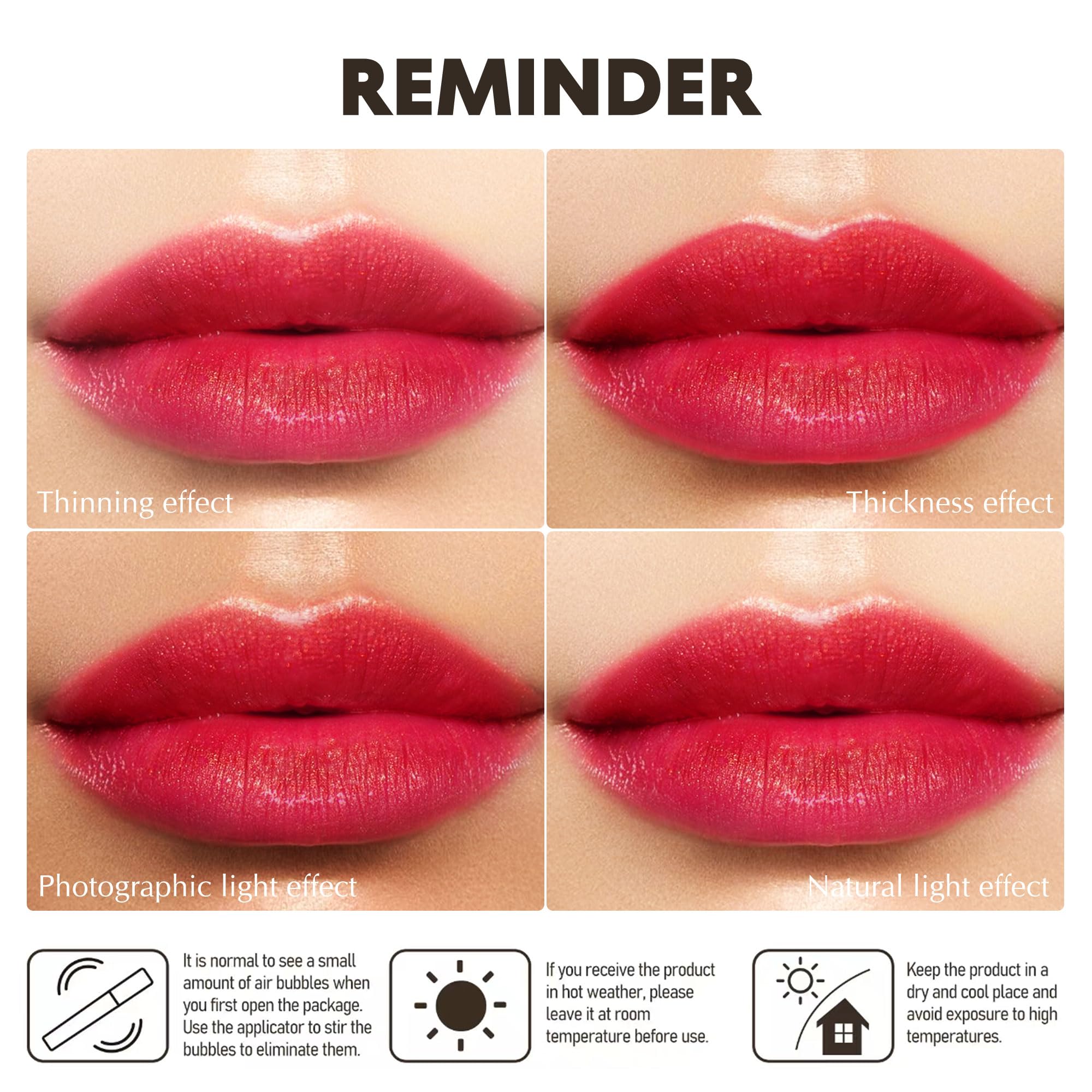Depuplum Nude Red Pink Lipstick Set – Hydrating, Shimmer Lip Balm & Vegan Lip Gloss (ZG107/108/109)