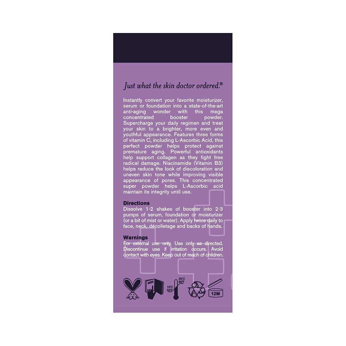 DERMAdoctor Kakadu C Booster Powder — Triple Vitamin C + Niacinamide