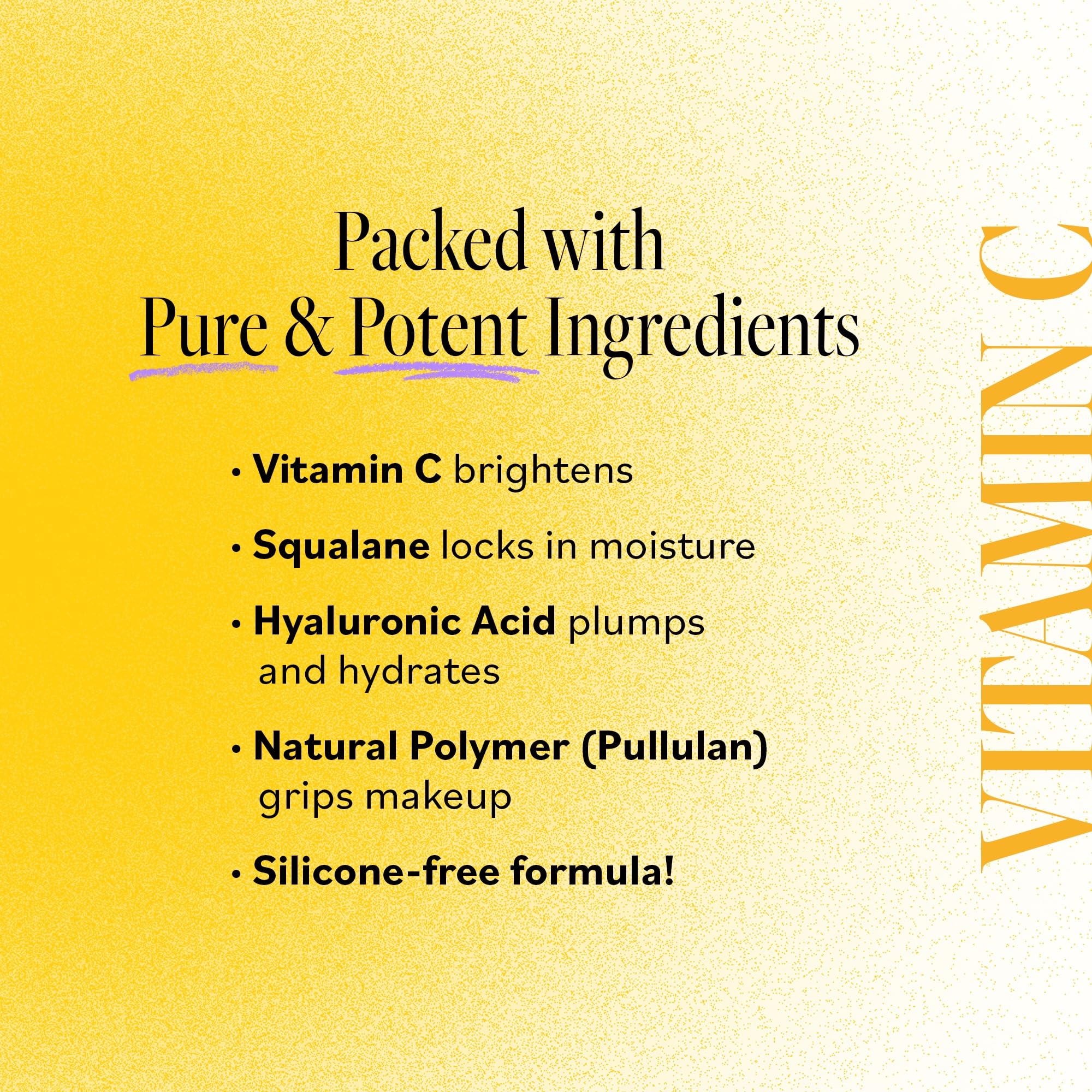 DERMA E Face Primer Vitamin C Luminous – 2-in-1 Brighten & Blur, 1 oz