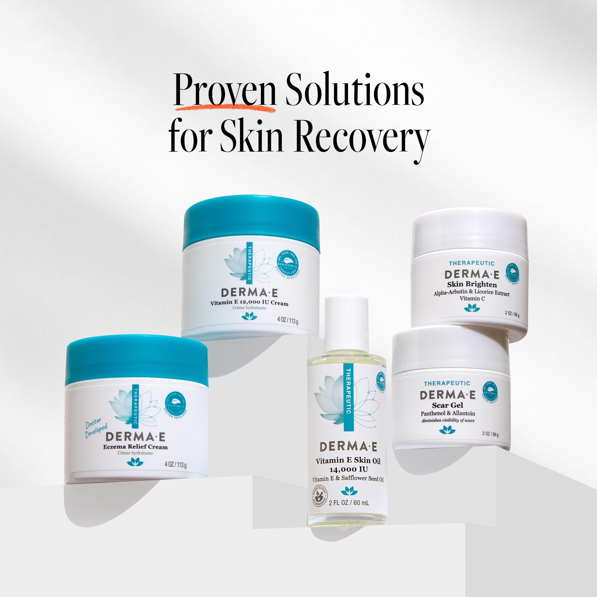 Derma E Vitamin E 12,000 IU Cream – All-in-One Moisturizer for Face & Body