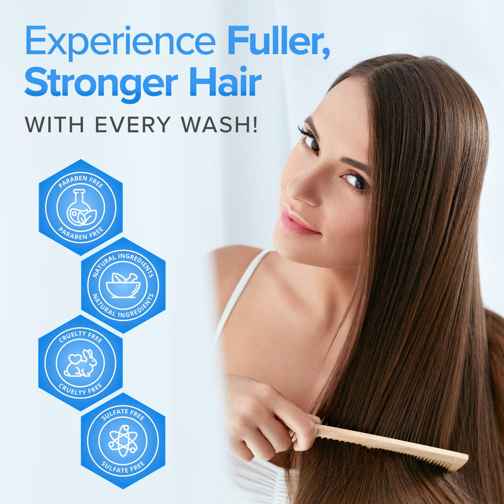 DermaChange Hair Growth Shampoo for Thinning Hair – Volumizing & Sulfate-Free