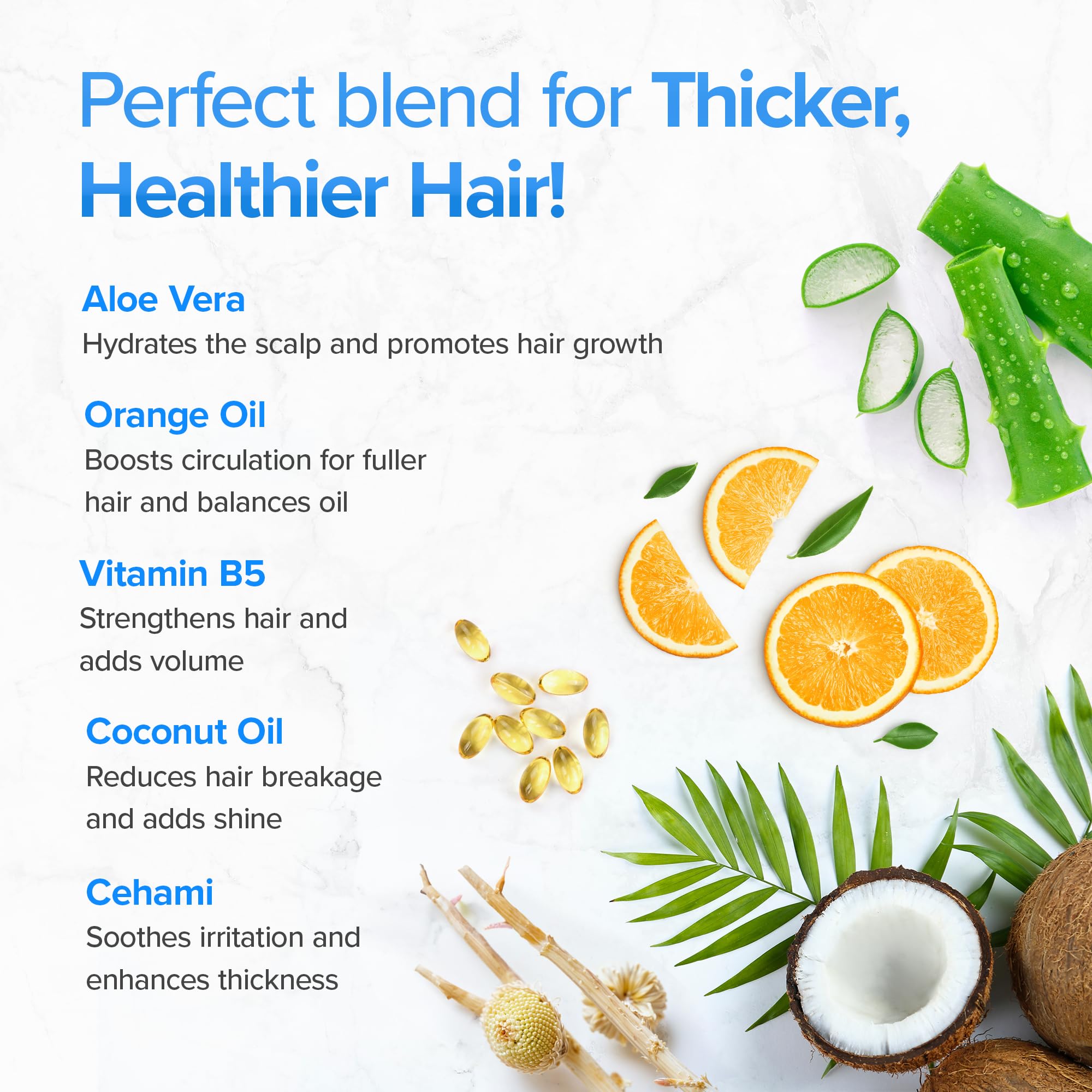 DermaChange Hair Growth Shampoo for Thinning Hair – Volumizing & Sulfate-Free