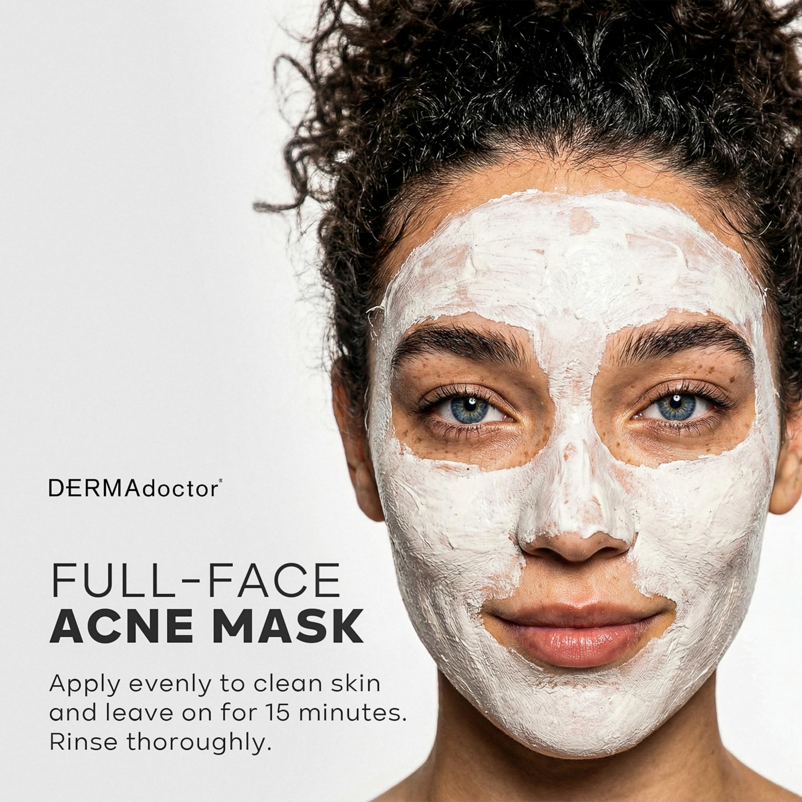 DERMAdoctor Ain't Misbehavin' 10% Sulfur Acne Mask - Oil-Absorbing Facial Treatment (2.3 fl oz)