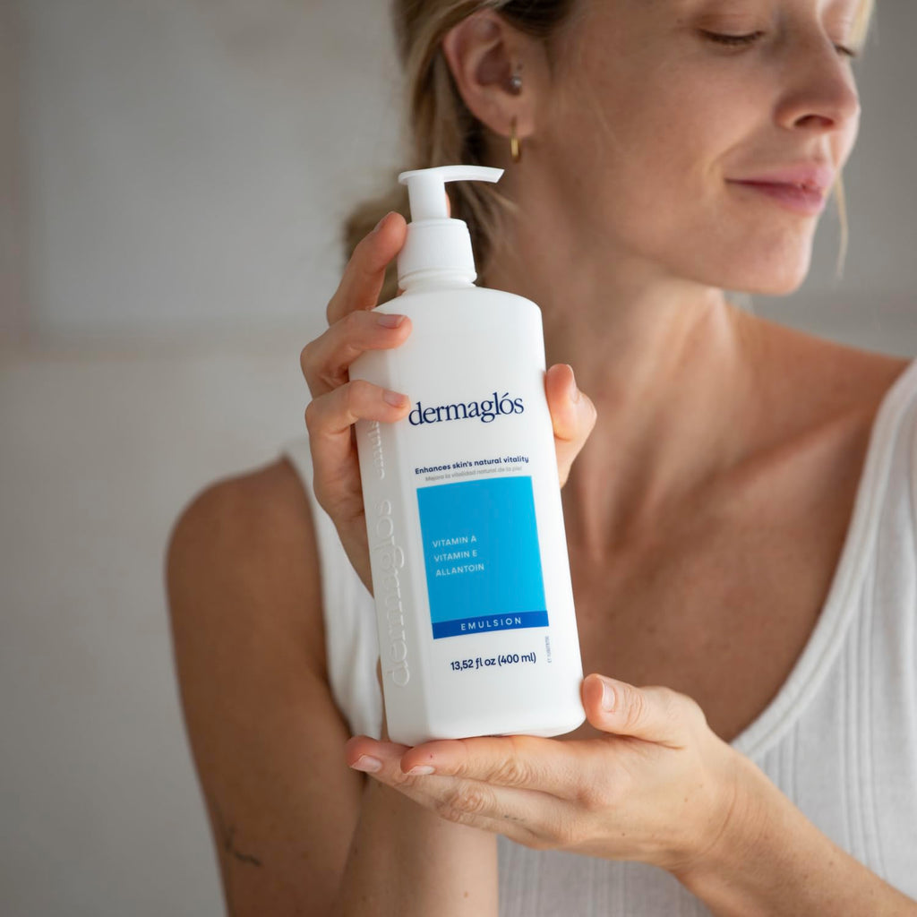 Dermaglós 2-Pack Moisturizing Body Lotion – Deep Hydration with Vitamin A, E & Allantoin | Tattoos, Scars & Stretch Marks Care