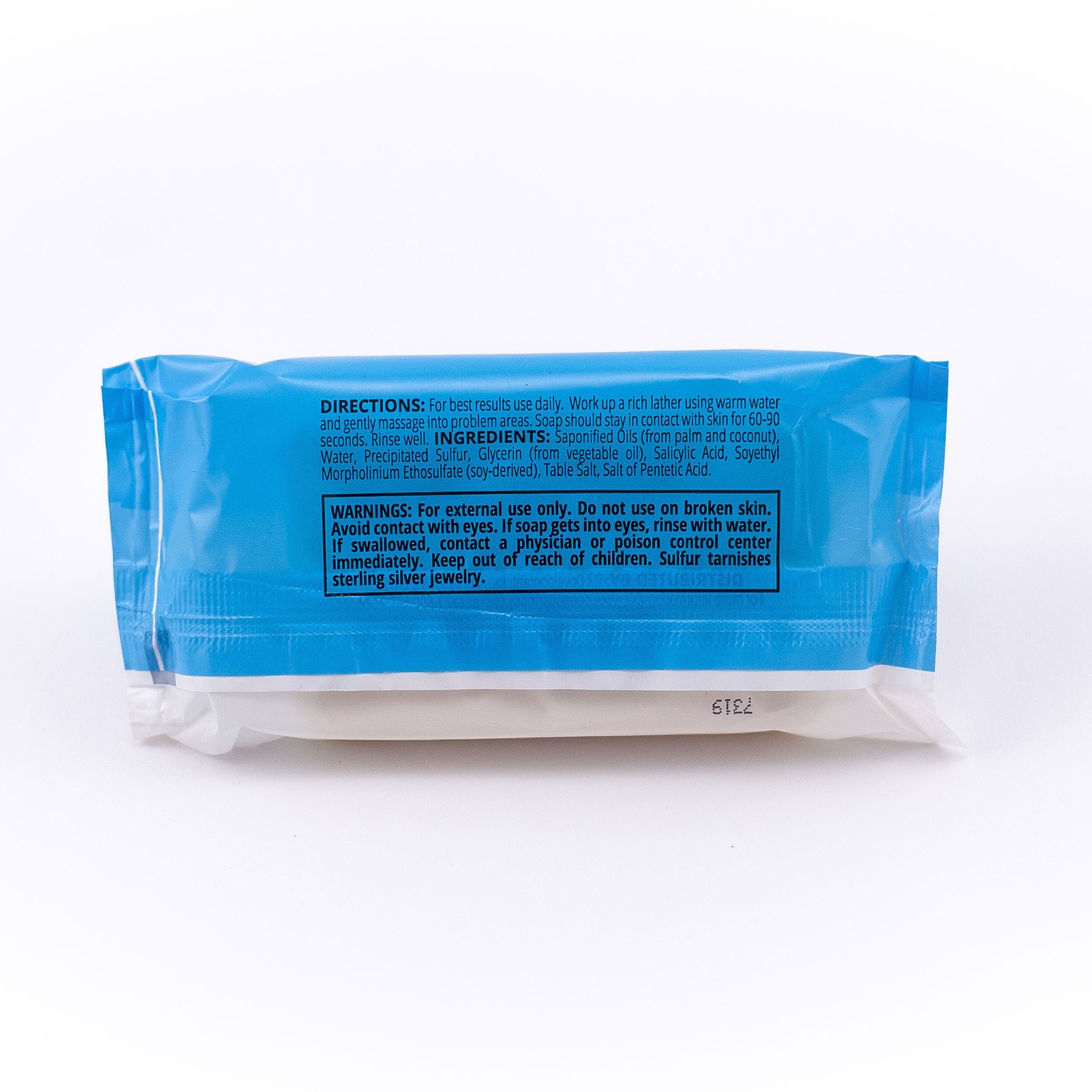 Dermaharmony Sulfur & Salicylic Bar Soap – 3 Bars (3.7 oz) Made in USA
