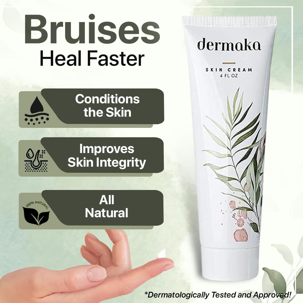 Dermaka All-Natural Arnica Cream 4 oz 2 Pack – Dermatologist Tested