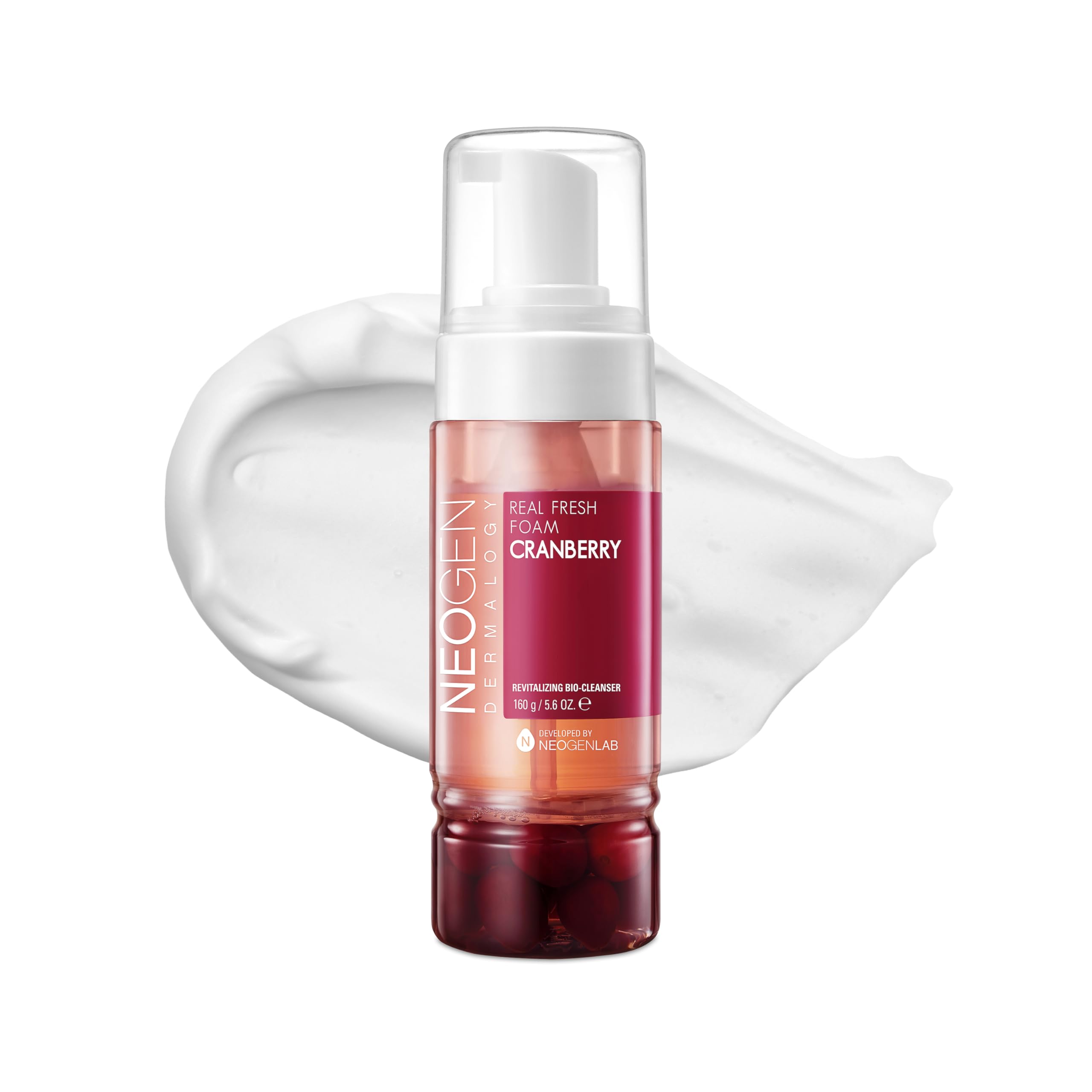 DERMALOGY by NEOGENLAB Real Fresh Foam Cranberry – Gentle Hydrating Cleanser