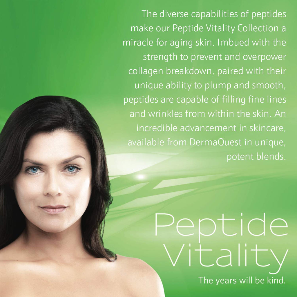 DermaQuest Peptide Vitality Nourishing Peptide Cream – Anti-Aging Hydration for Normal to Dry Skin (2oz)
