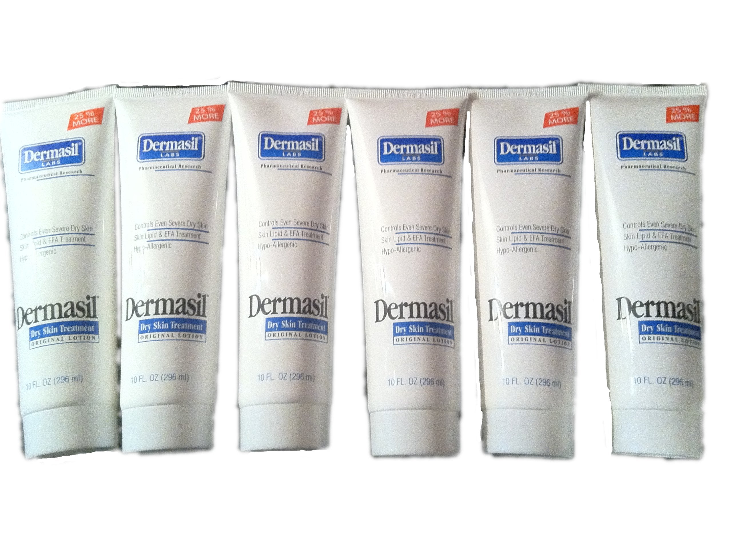 Dermasil Dry Skin Treatment – Original Formula 10 Oz Tube (6 Pack) | Daily Hydration & Softness