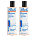 Dermasolve Scalp Psoriasis Medicated Shampoo & Conditioner – 8 oz Bottles (2 Pack) | Soothes Dandruff & Flaky Scalp