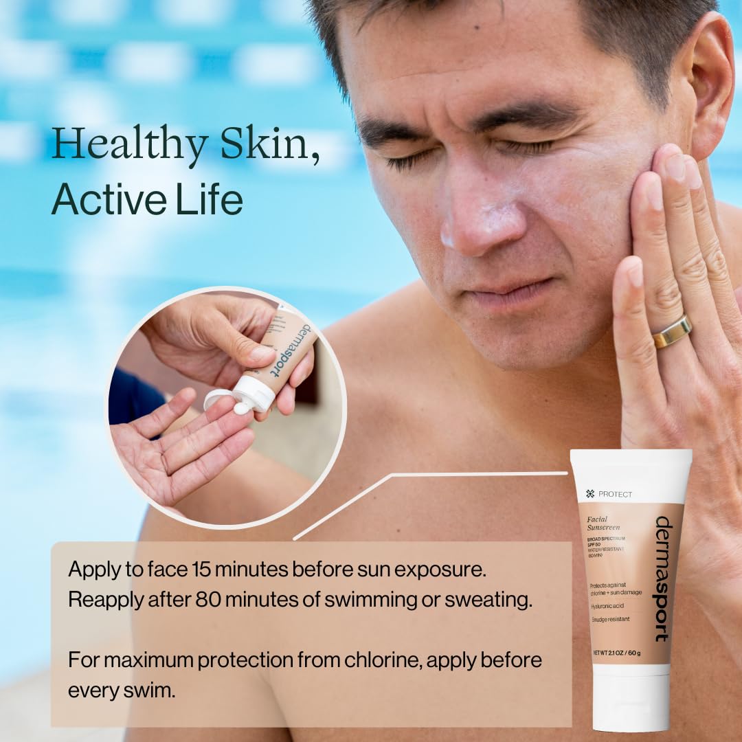Dermasport SPF 50 Sunscreen & Gentle Cleanser for Athletes