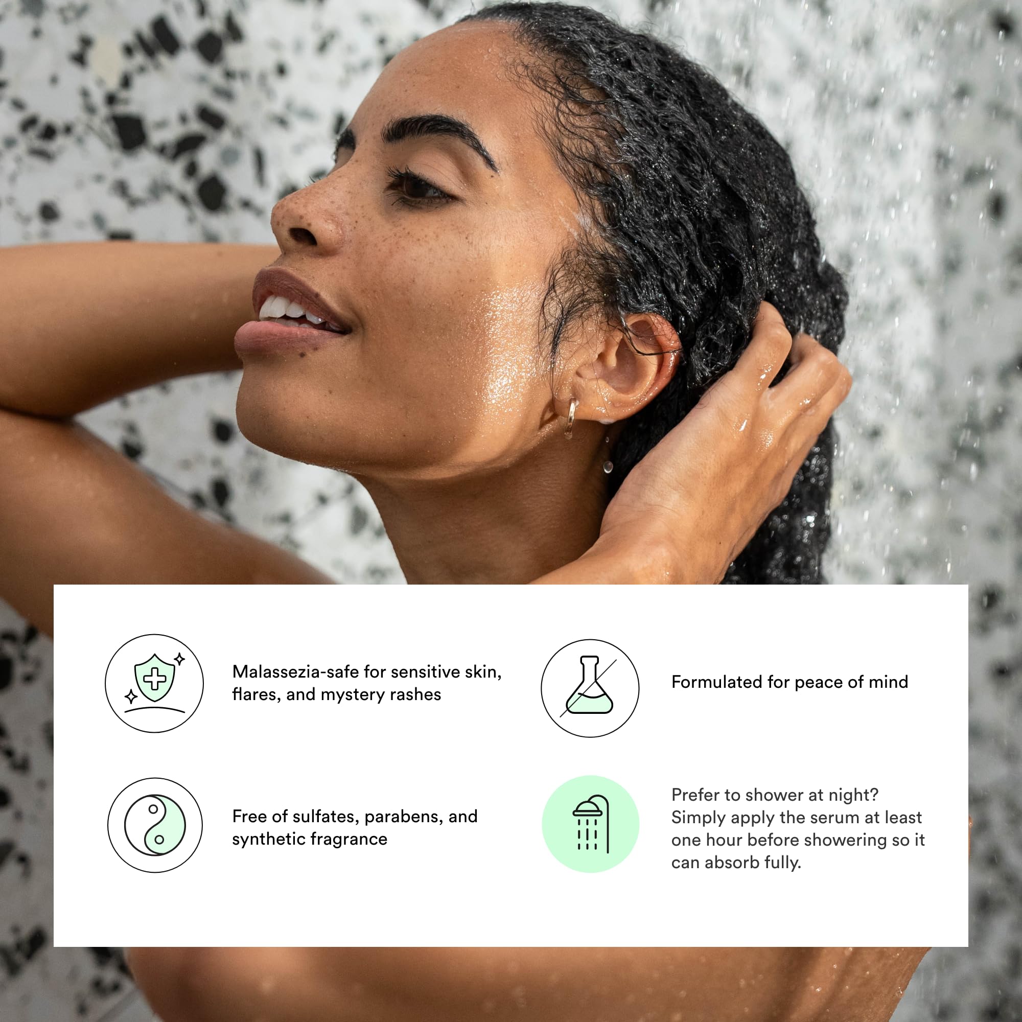 Dermazen Cleansing Scalp Therapy Shampoo — Oil-Free Formula to Reduce Flakes, Soothe Itching, and Nourish Scalp