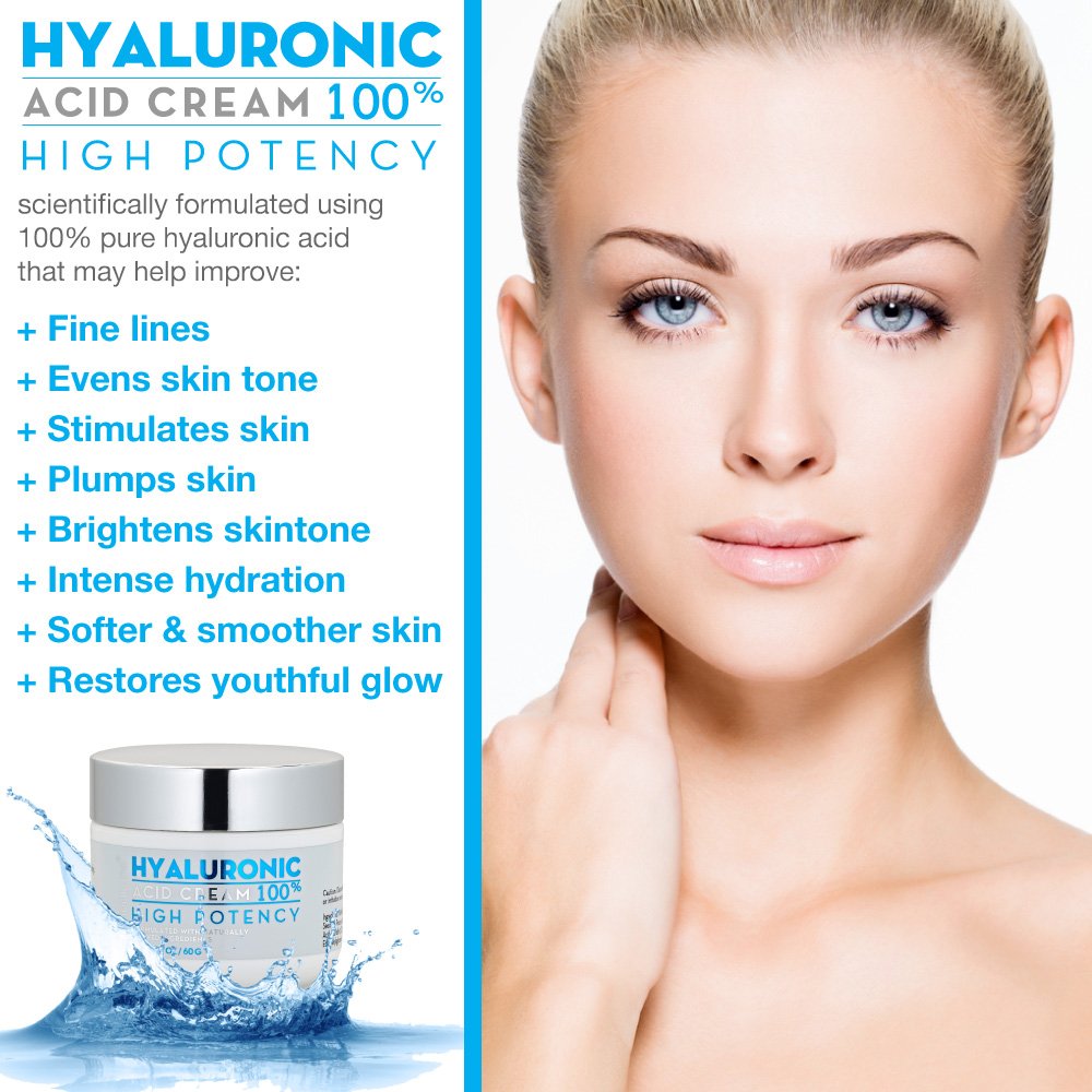 Dermedicine 100% Hyaluronic Acid Cream with Jojoba & Apricot Oil — Professional Hydration for Plump, Even Skin