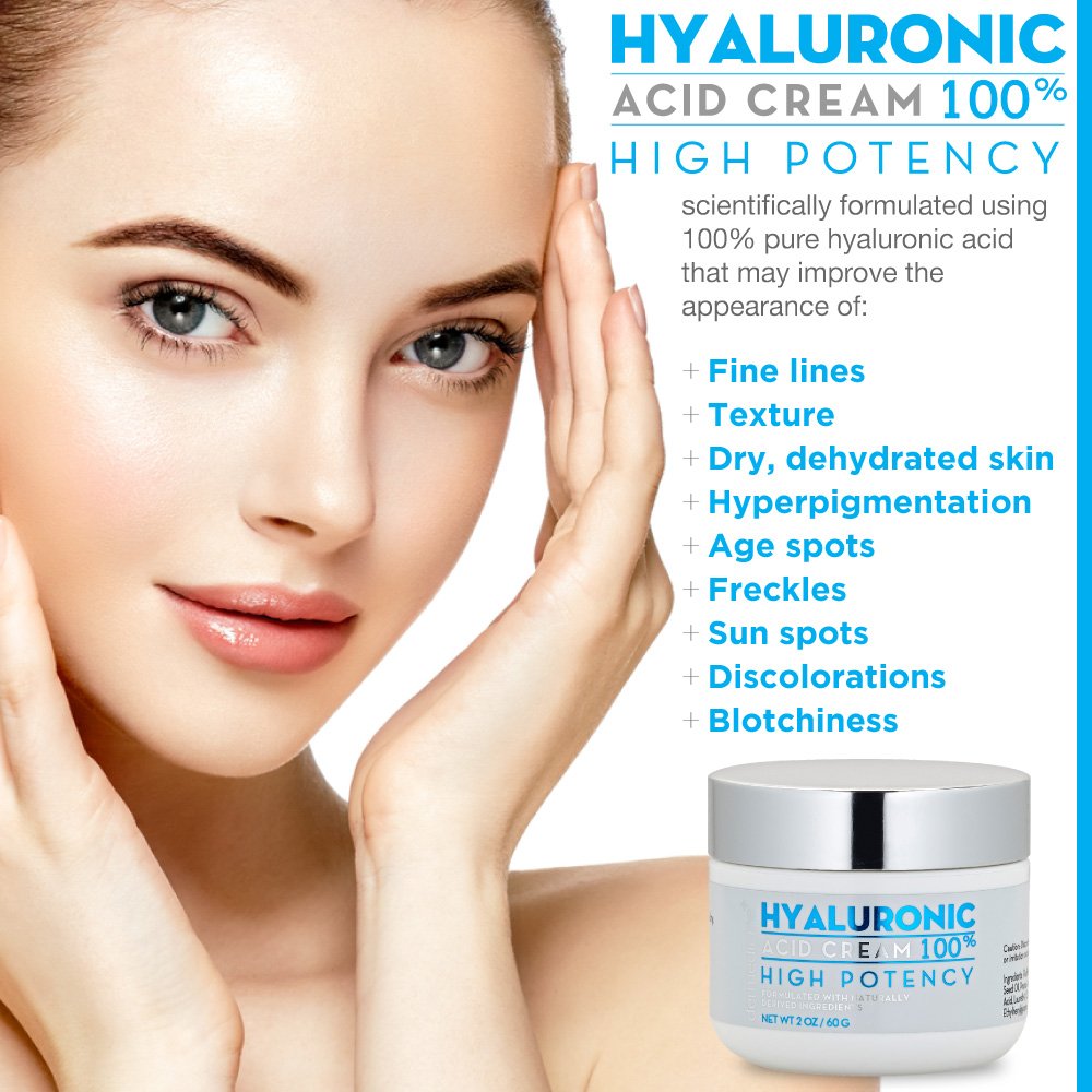 Dermedicine 100% Hyaluronic Acid Cream with Jojoba & Apricot Oil — Professional Hydration for Plump, Even Skin