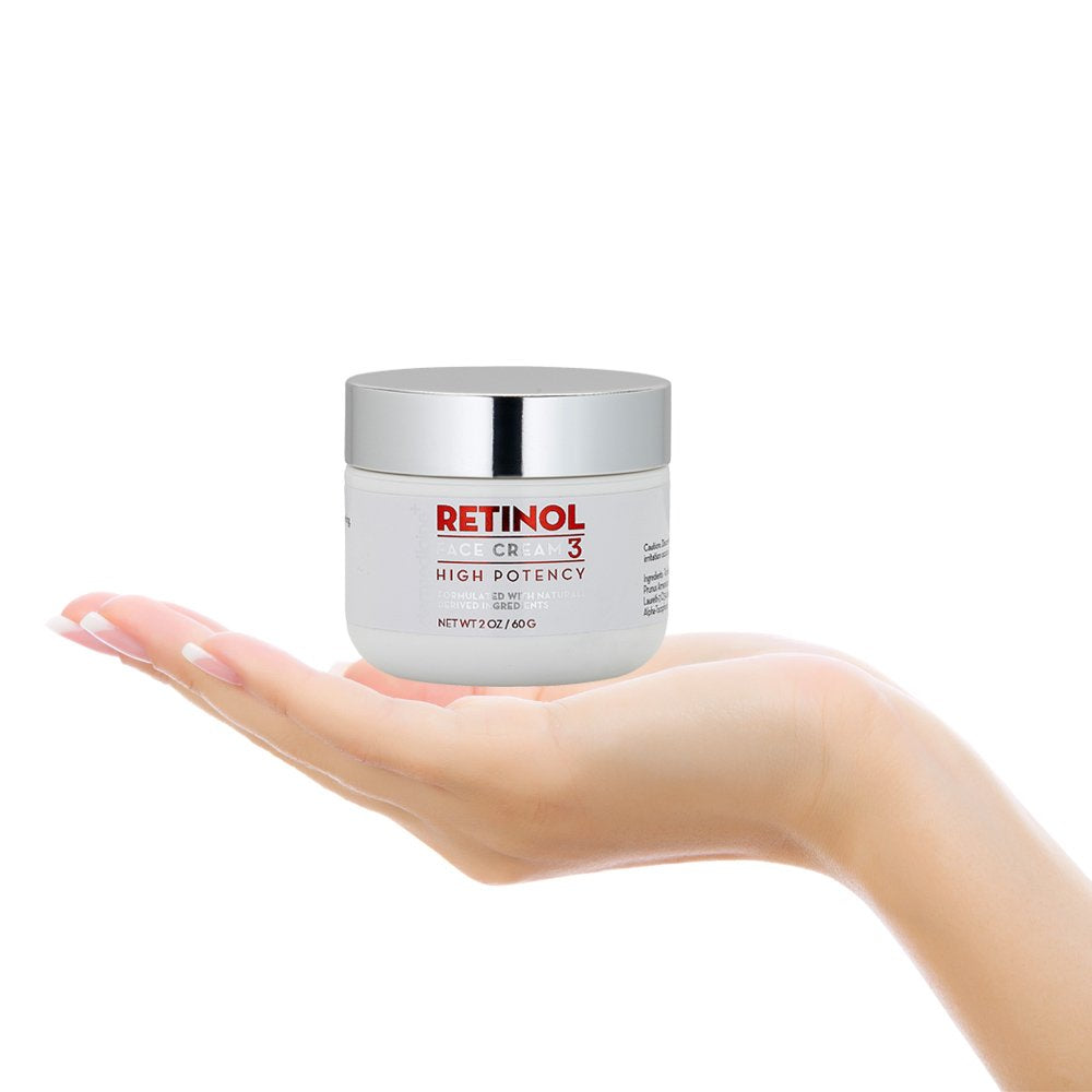 Dermedicine Retinol Cream for Face & Eye | 3% Blend with Jojoba Oil, Apricot Oil, Hyaluronic Acid & Squalane