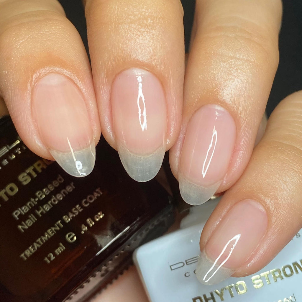 Dermelect Phyto Strong Nail Duo – Plant-Based Base & Top Coat for Stronger Nails | Vegan & Non-Toxic