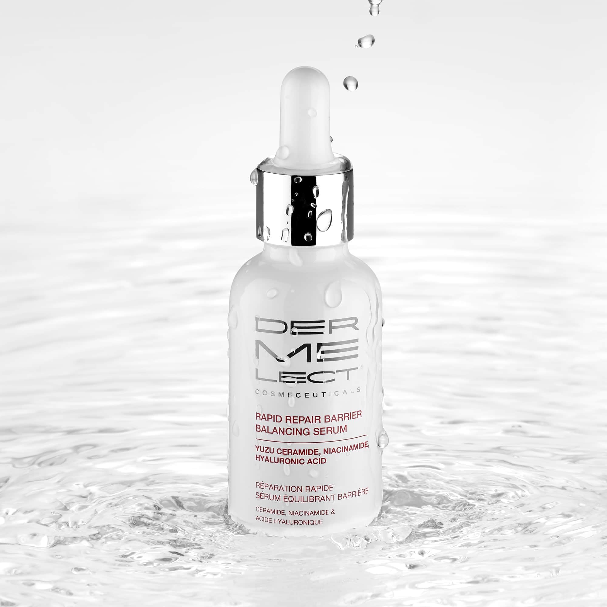 Dermelect Rapid Repair Barrier Balancing Serum – Niacinamide + Hyaluronic Acid, 1.0 oz
