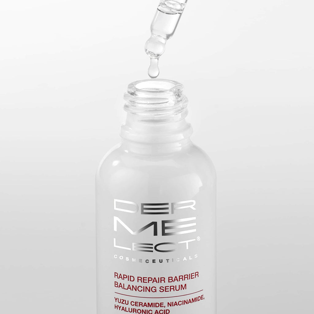 Dermelect Rapid Repair Barrier Balancing Serum – Niacinamide + Hyaluronic Acid, 1.0 oz