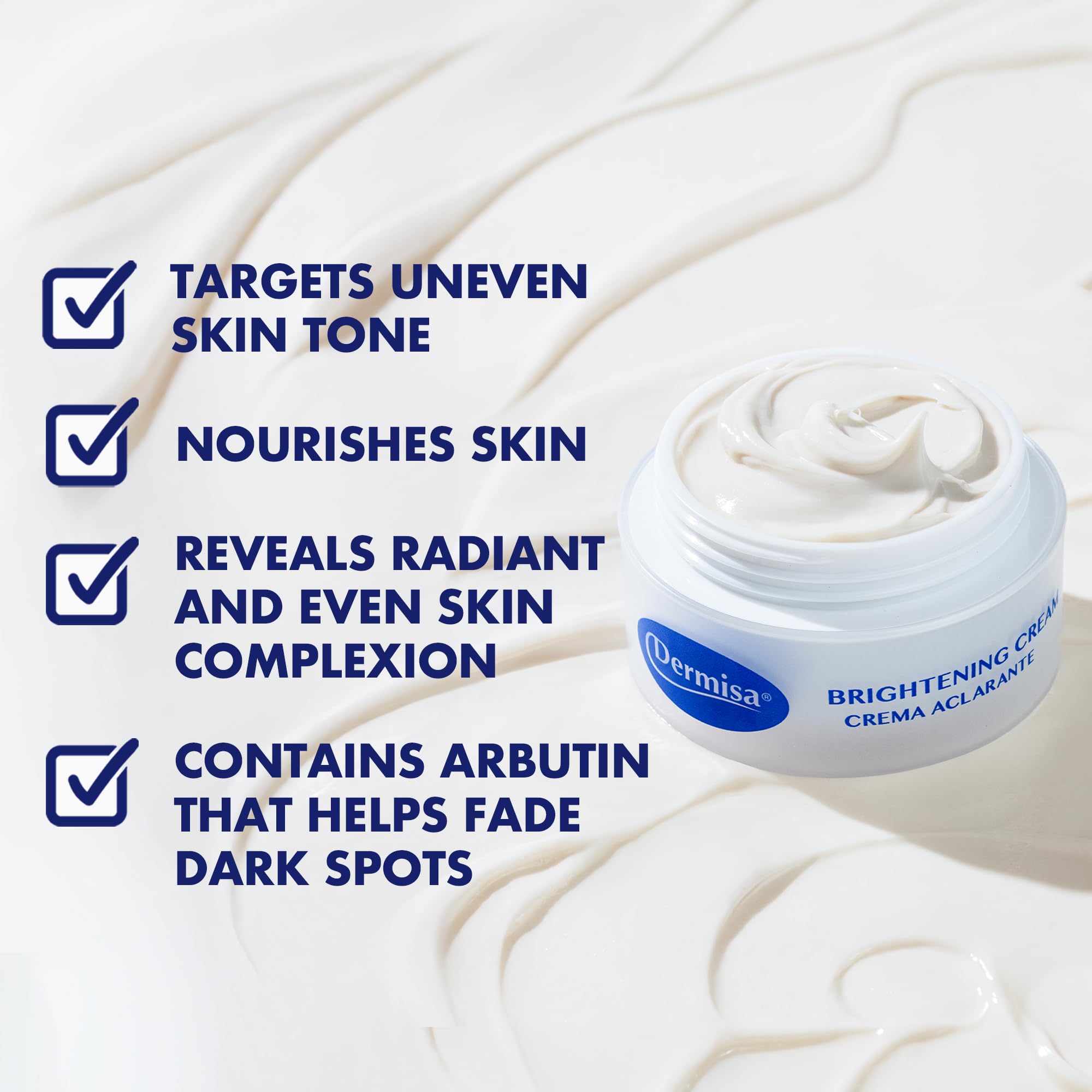 Dermisa Brightening Cream with Kojic, Licorice & AMLA – 1.5 oz (Pack of 2)