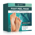 DERMORA Foot Peel Mask | Exfoliating Foot Masks for Soft Feet | Pack of 4 | Original Scent