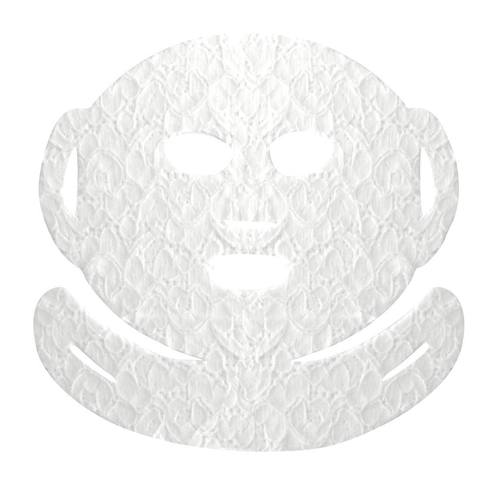 DERMOVIA Lace Your Face: Patented Compression Facial Mask – AS SEEN ON SHARK TANK, Reusable Biodegradable Cotton, 4 Pack