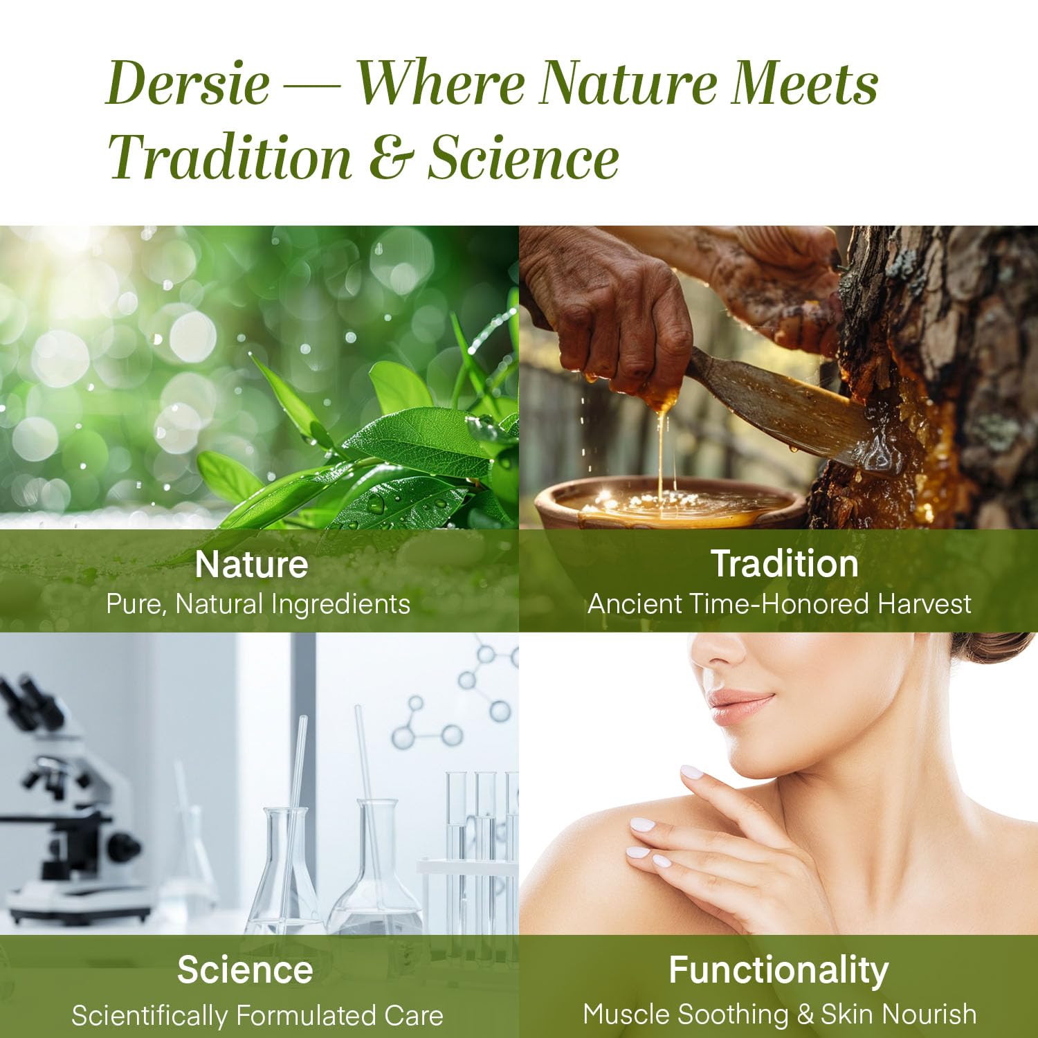Dersie Frankincense Balm 4 oz – Soothes Muscles, Joints & Dry Skin (All Natural)