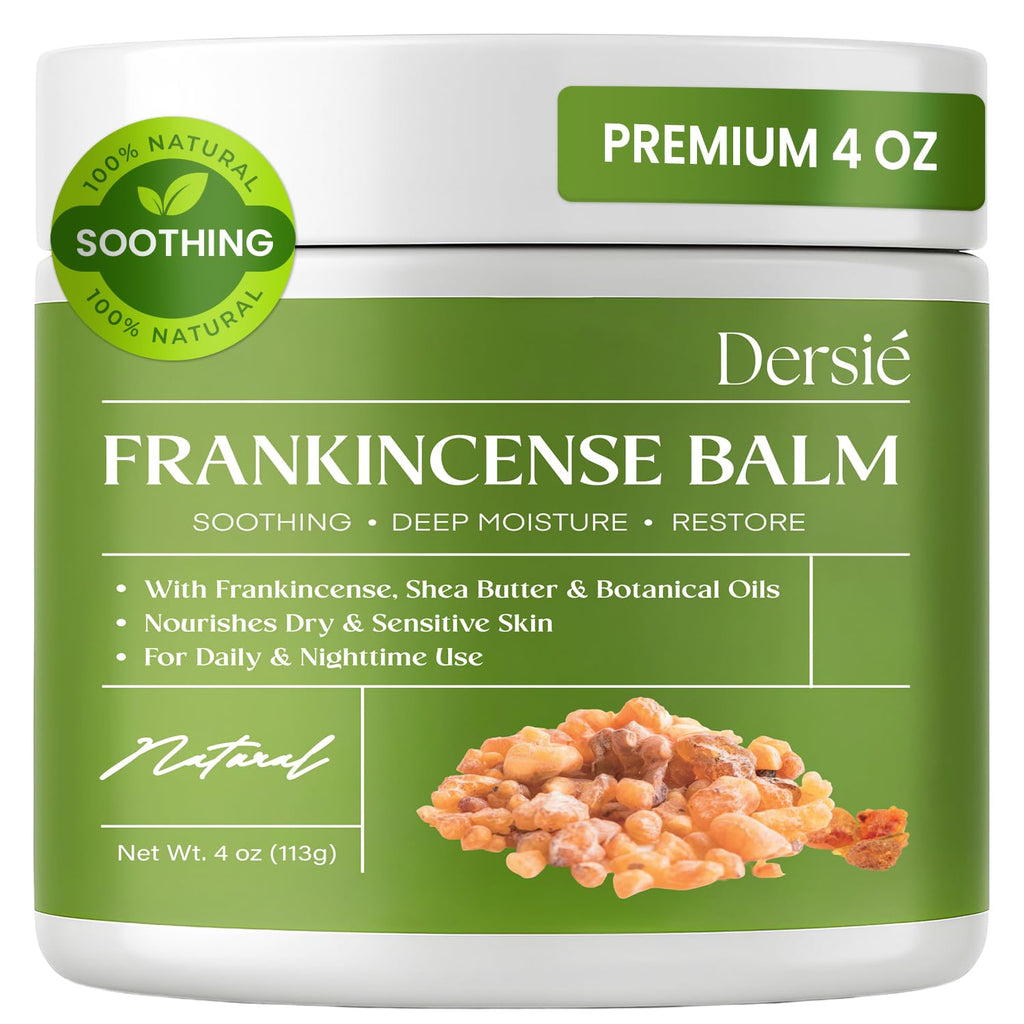 Dersie Frankincense Balm 4 oz – Soothes Muscles, Joints & Dry Skin (All Natural)