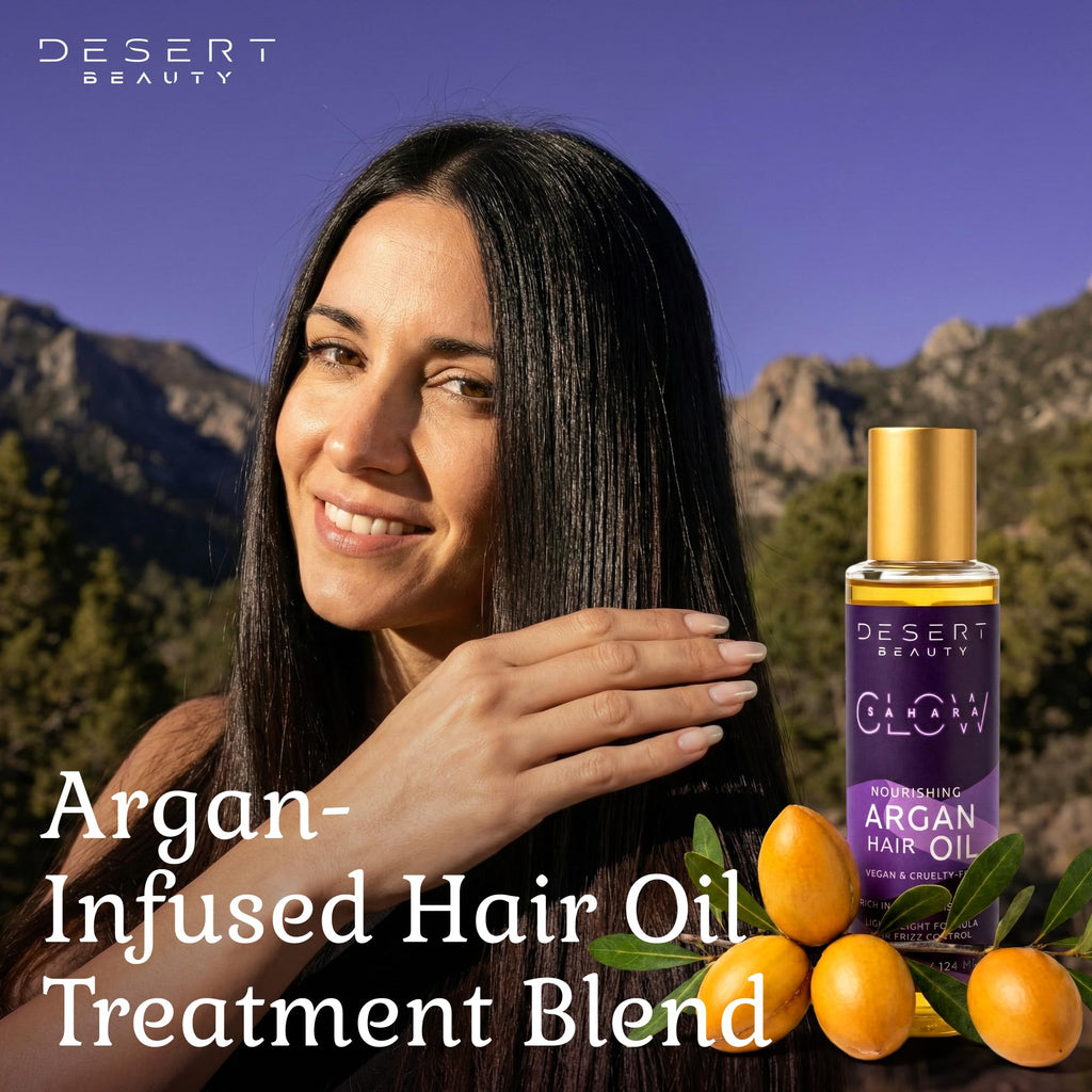 Desert Beauty Argan Oil 4oz — Lightweight Hair Oil & Leave-In Conditioner