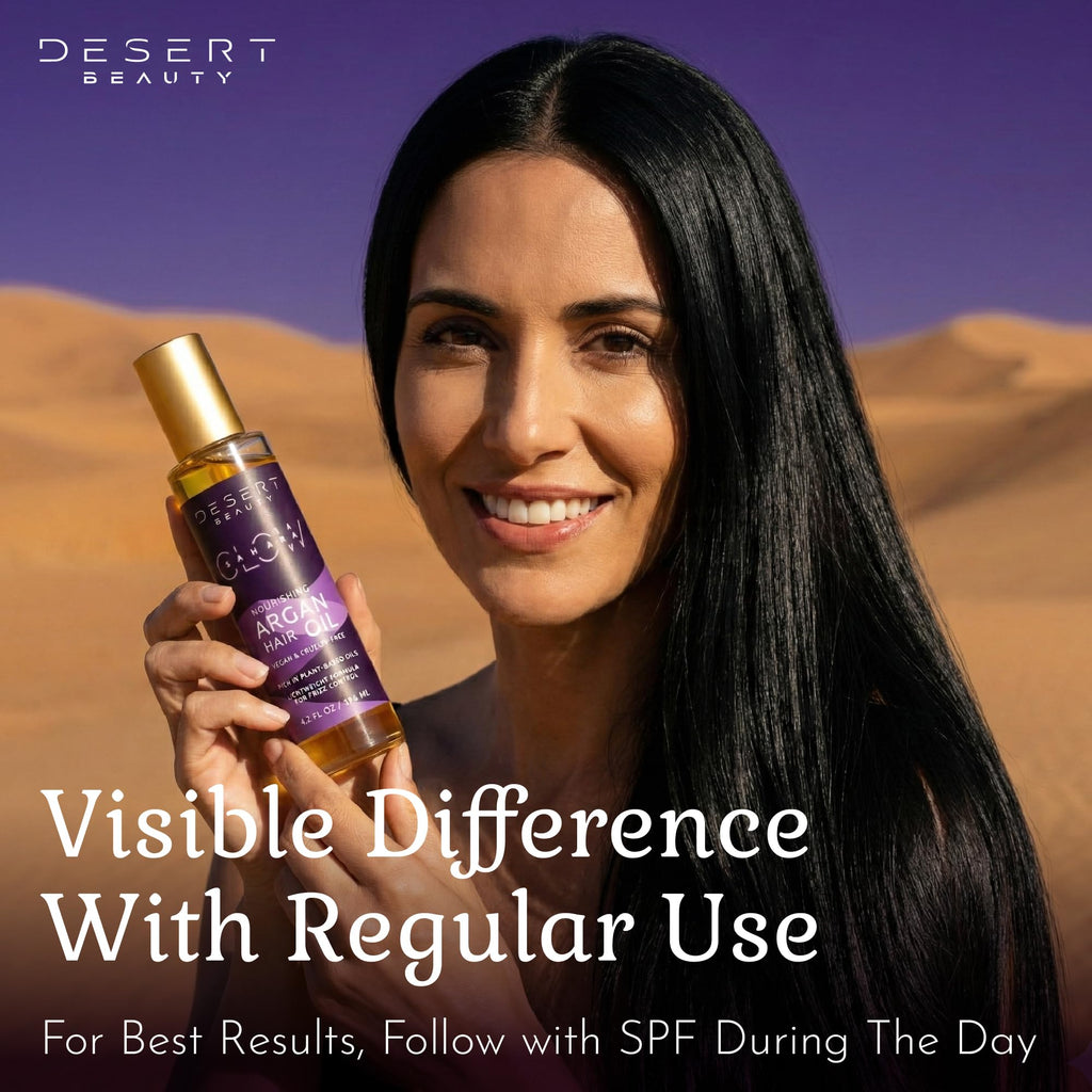 Desert Beauty Argan Oil 4oz — Lightweight Hair Oil & Leave-In Conditioner