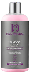 Design Essentials Bamboo & Silk HCO Leave-In Conditioner — Thermal Protection for Natural & Relaxed Hair, 32 oz