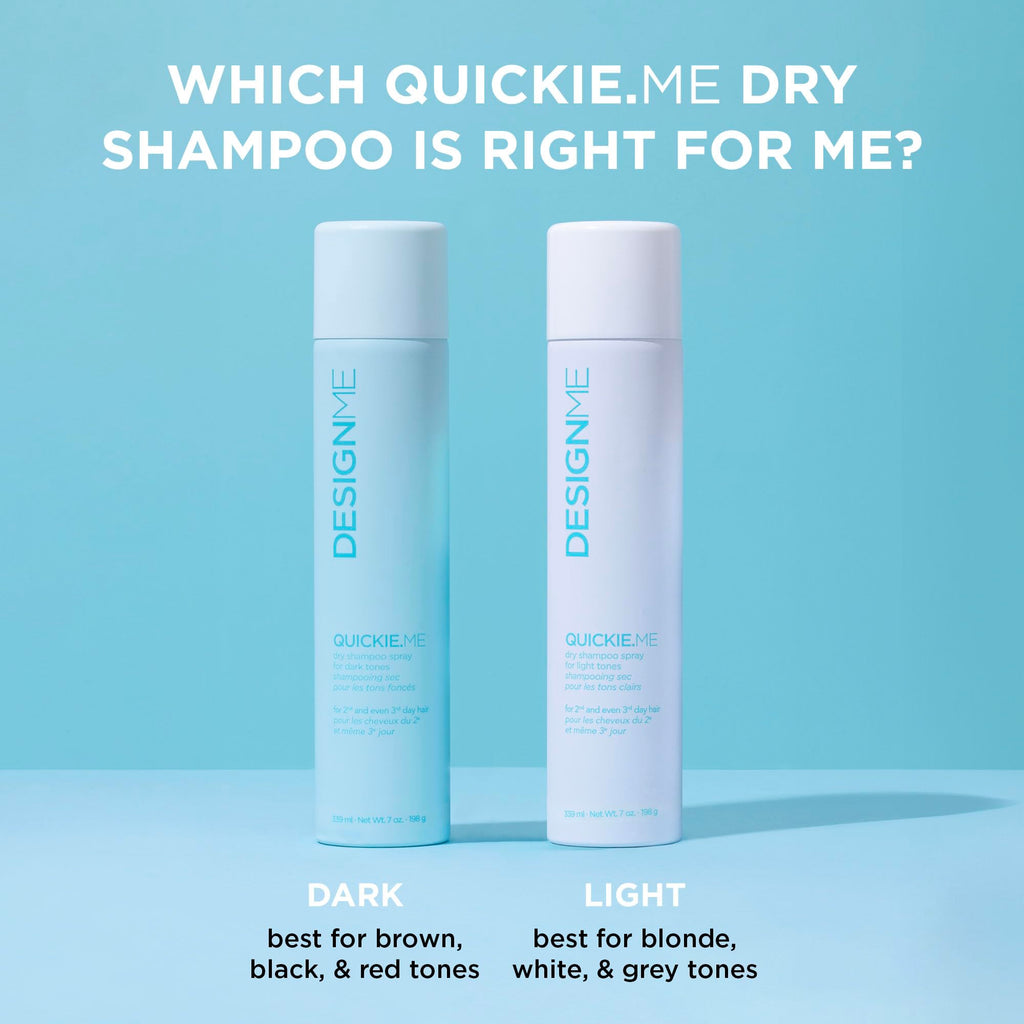 Design.Me QUICKIE.ME Dry Shampoo for Light Tones – Instant Refresh & Oil Absorption