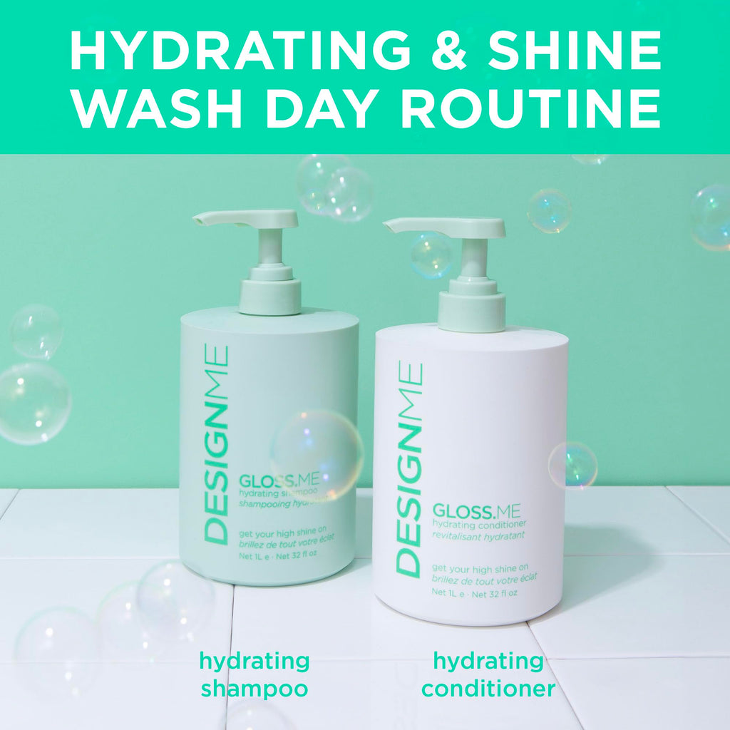 Design.Me Hydrating Conditioner - 32 Fl Oz - Hemp & Argan Oil for Damaged Hair - Color Safe