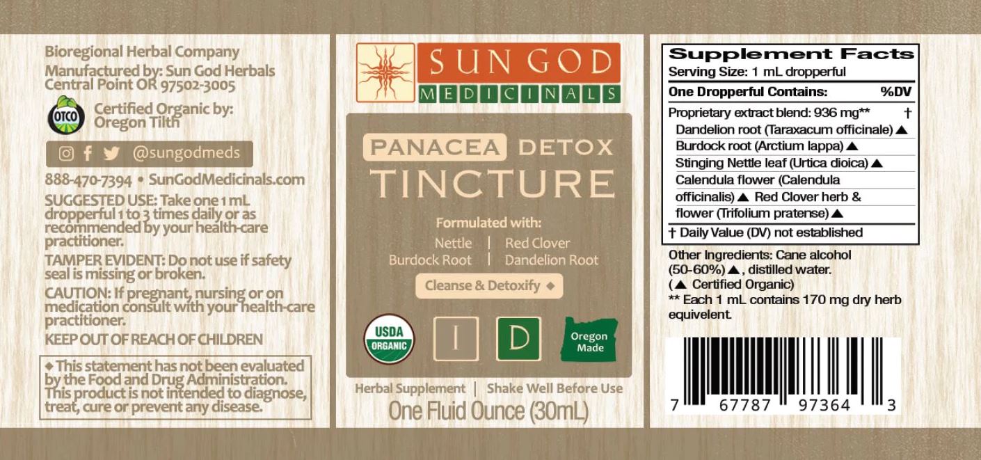 DETOX Organic Tincture - Remove Impurities & Stimulate Your Body