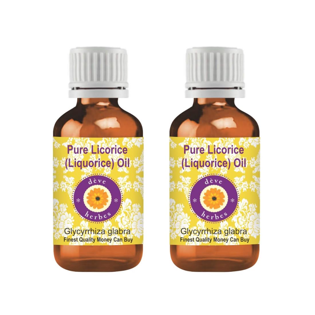Deve Herbes Liquorice Oil (Glycyrrhiza glabra) – Pure, Lightweight Facial Care (10ml x 2)