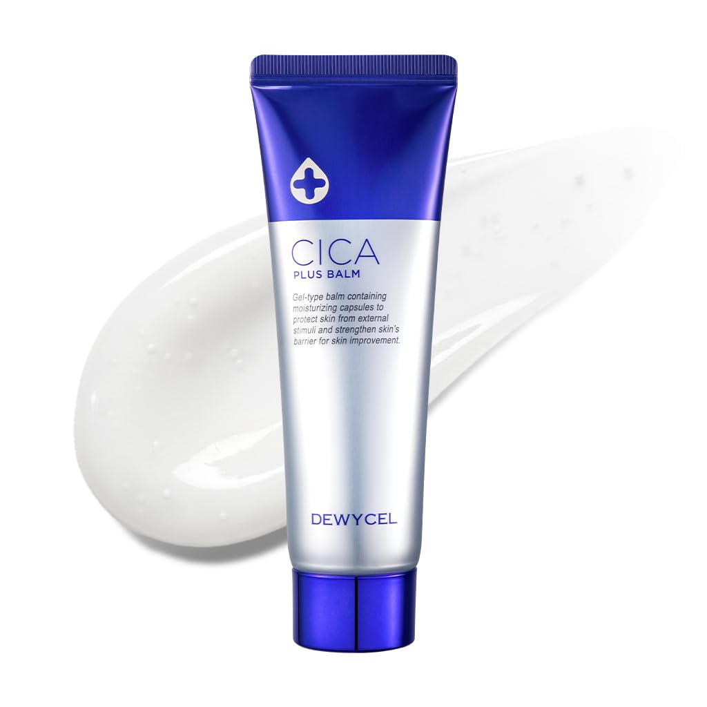 DEWYCEL Cica Plus Balm with Vitamin C Inducer — Premium Korean Day & Night Moisturizer | Centella Asiatica, Madecassoside, Hyaluronic Acid | 50 ml
