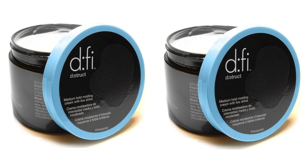 D:Fi Hair Distruct Medium Hold Molding Creme – 2 Pack (2.65 oz)