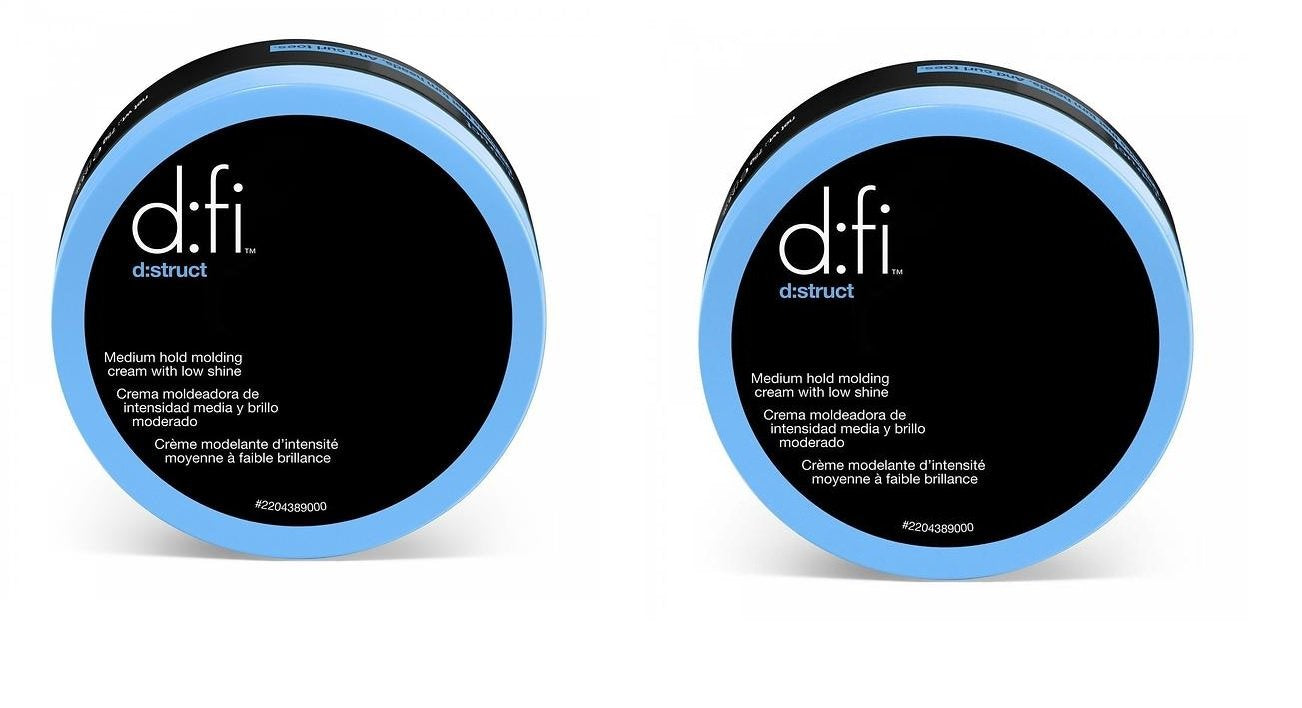 D:Fi Hair Distruct Medium Hold Molding Creme – 2 Pack (2.65 oz)