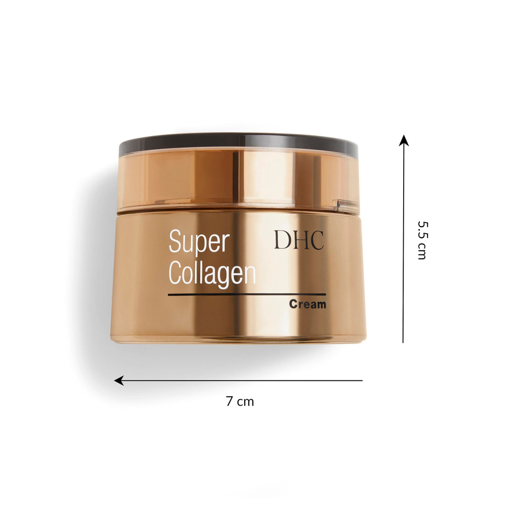 DHC Super Collagen Cream – Fragrance-Free Moisturizer for All Skin Types | Brightening & Hydration 1.7 oz