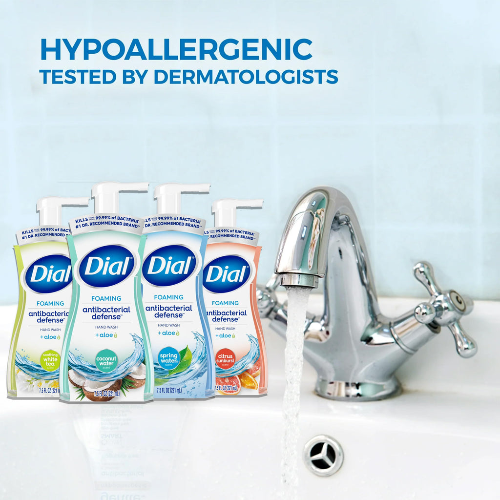 Dial Complete Foaming Anti-Bacterial Hand Wash 4-Pack - Assorted Scents, 7.5 oz Each