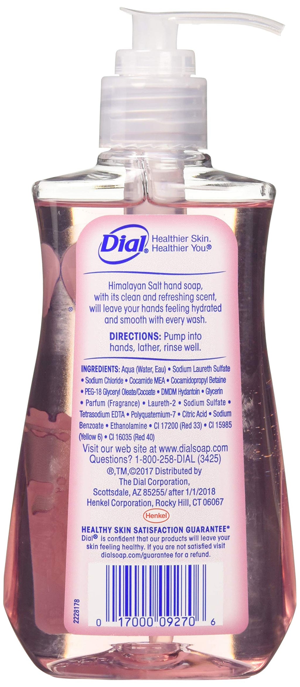 Dial Himalayan Pink Salt & Water Lily Hand Soap with Moisturizer — 7.5 oz (Pack of 4)
