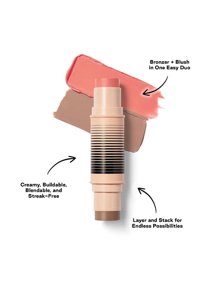 DIBS Desert Island Duo Blush & Bronzer Stick Shade 1.5 – Bloom Service / Bronze Voyage