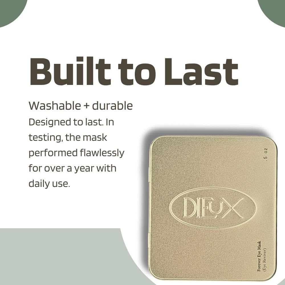 Dieux Forever Eye Mask Reusable 100% Silicone Patches (0.5 oz)