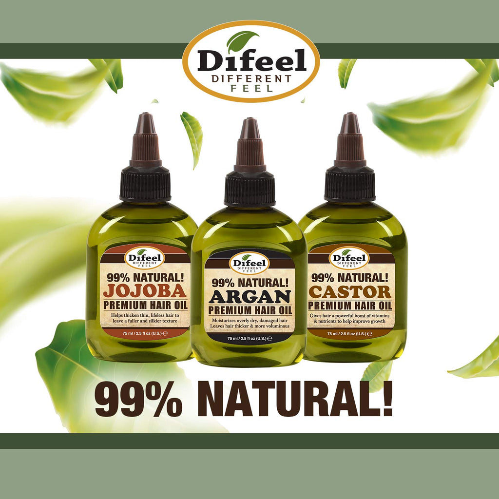 Difeel Premium Natural Hair Oil Collection – 12-Piece Essential Oil Set